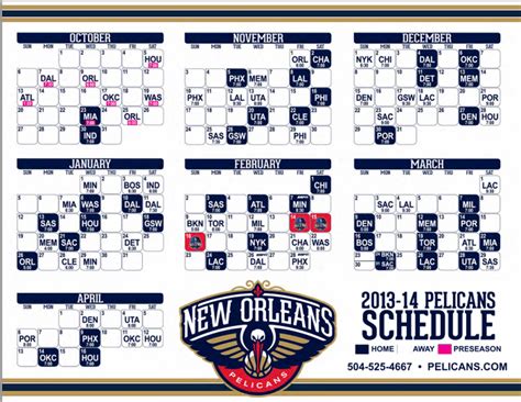 2025 New Orleans Pelicans Schedule & Scores .